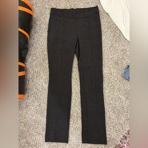 Rafaella Studio Charcoal Leopard Print Leggings Woman’s Size 8